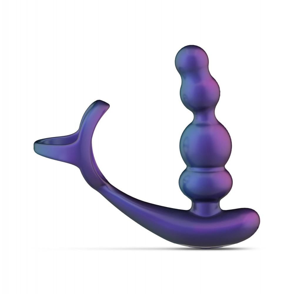  - Анальний вібратор з ерекційним кільцем Hueman - Stellar Force Anal Beads with Cockring 1