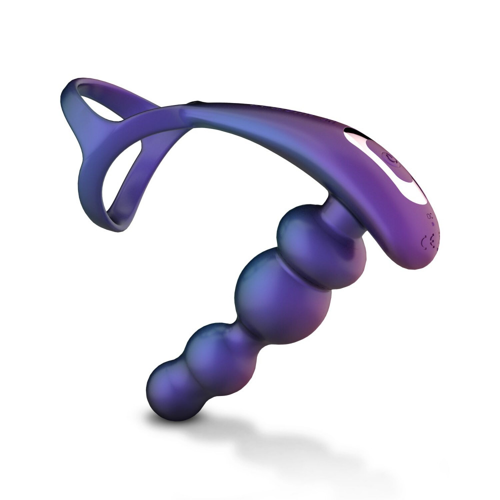  - Анальний вібратор з ерекційним кільцем Hueman - Stellar Force Anal Beads with Cockring 3