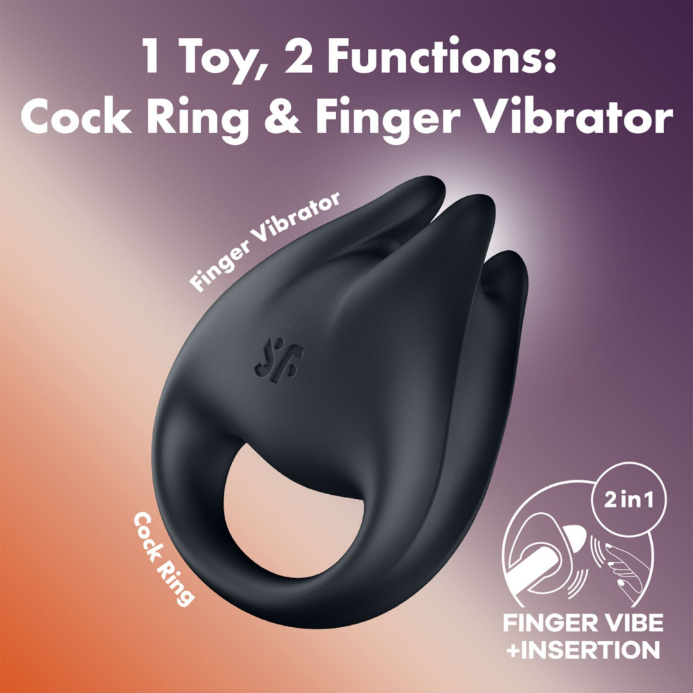 - Вібратор на палець та ерекційне кільце 2в1 Satisfyer Perfect Pair 1 6