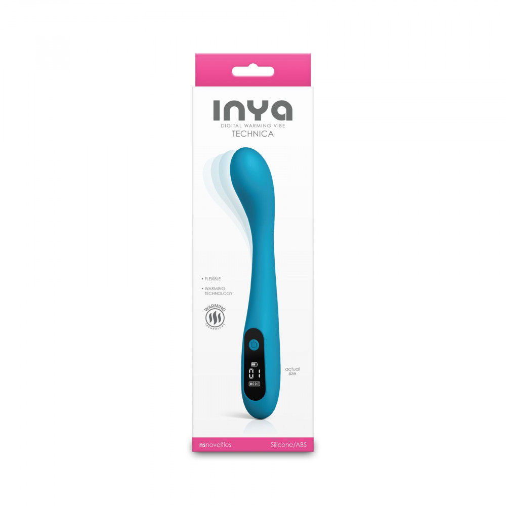 Стимулятор точки G - Вибратор NS Novelties INYA - Technica - Teal 2