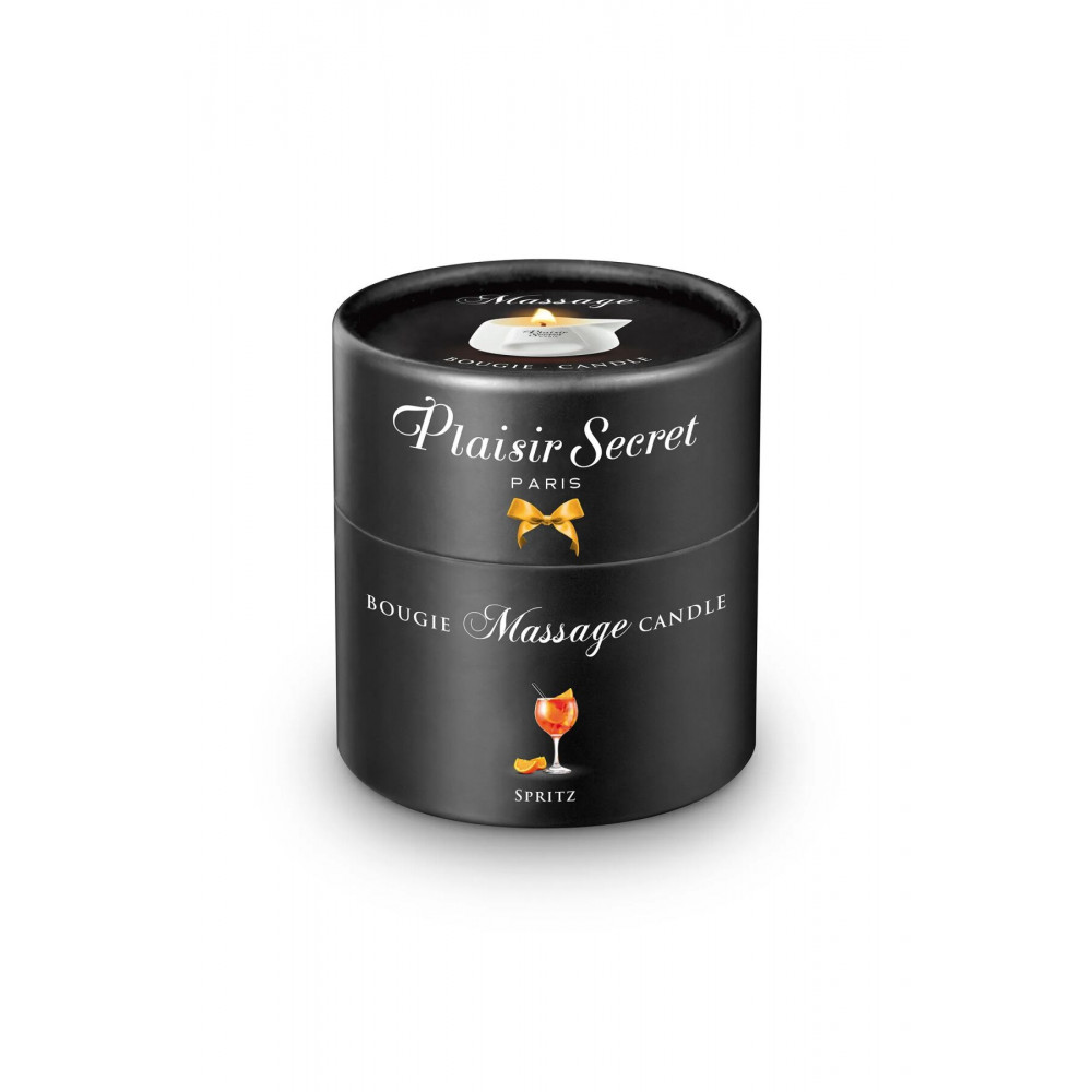 Для массажа - Массажная свеча Plaisirs Secrets Spritz (80 мл) подарочная упаковка, керамический сосуд 1