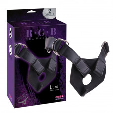 Трусики для страпона Chisa R.G.B Sex Luxe Harness, черные