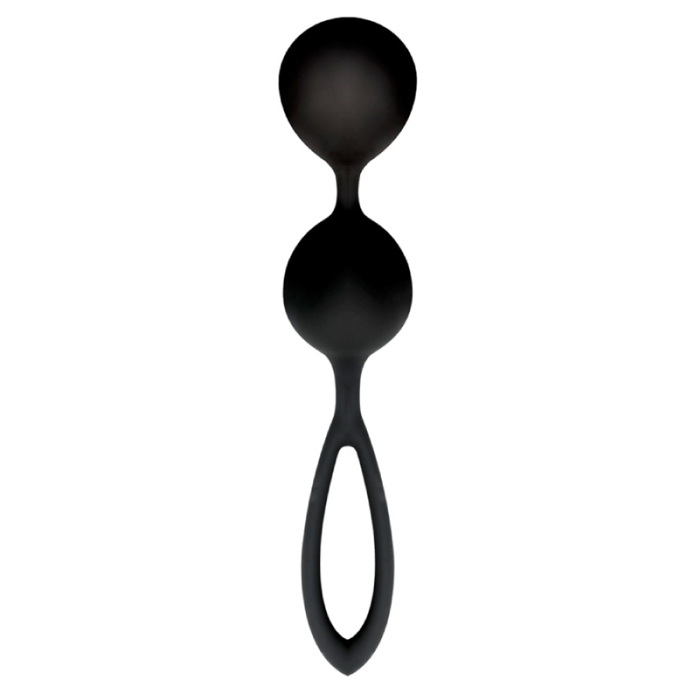 Вагинальные шарики и тренажеры - Вагинальные шарики Toyz4Lovers Blackberries Pussy, черные, 17 х 3 см