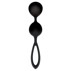 Вагинальные шарики Toyz4Lovers Blackberries Pussy, черные, 17 х 3 см