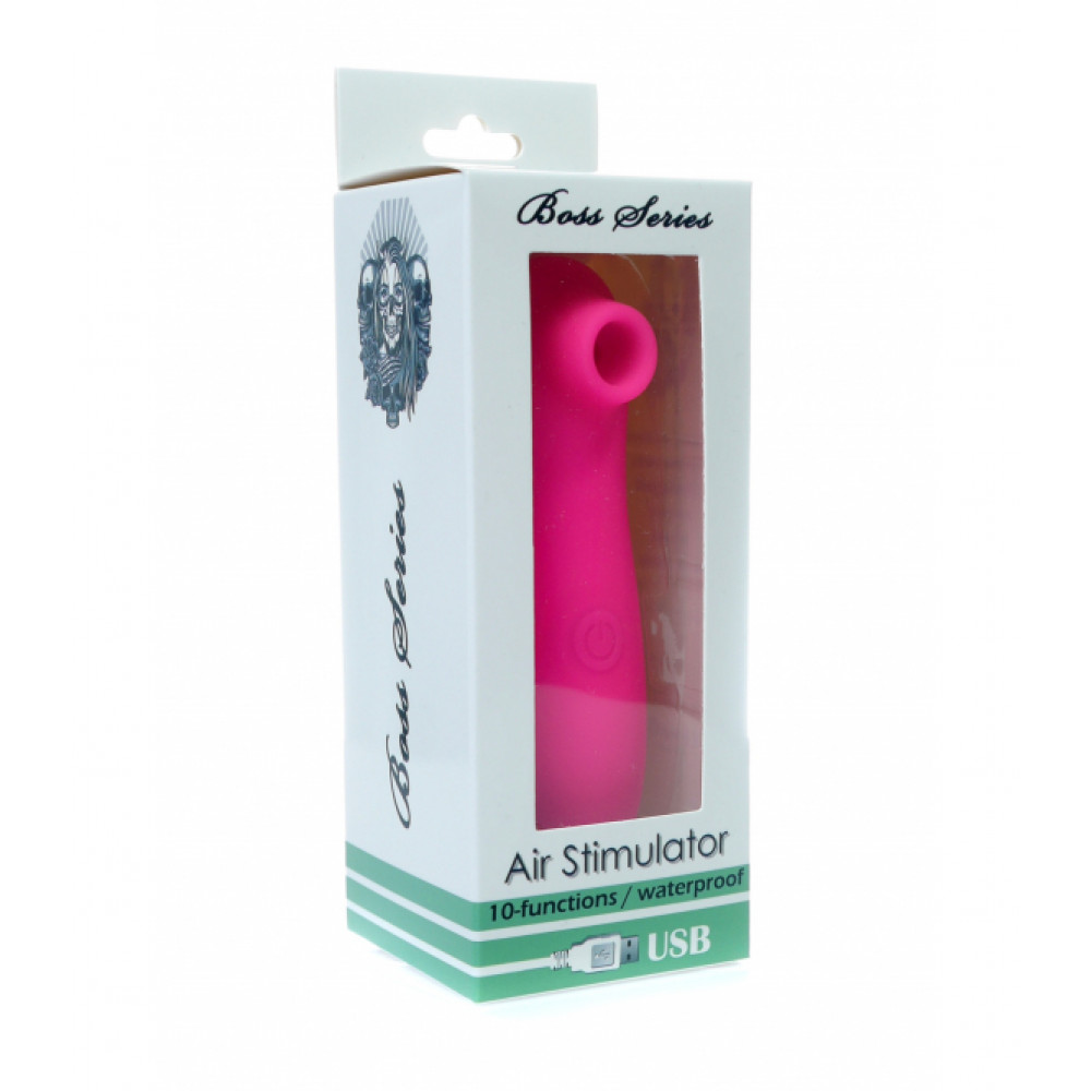 Різне - Вакуумний стимулятор клітора BOSS SERIES, малиновий 1