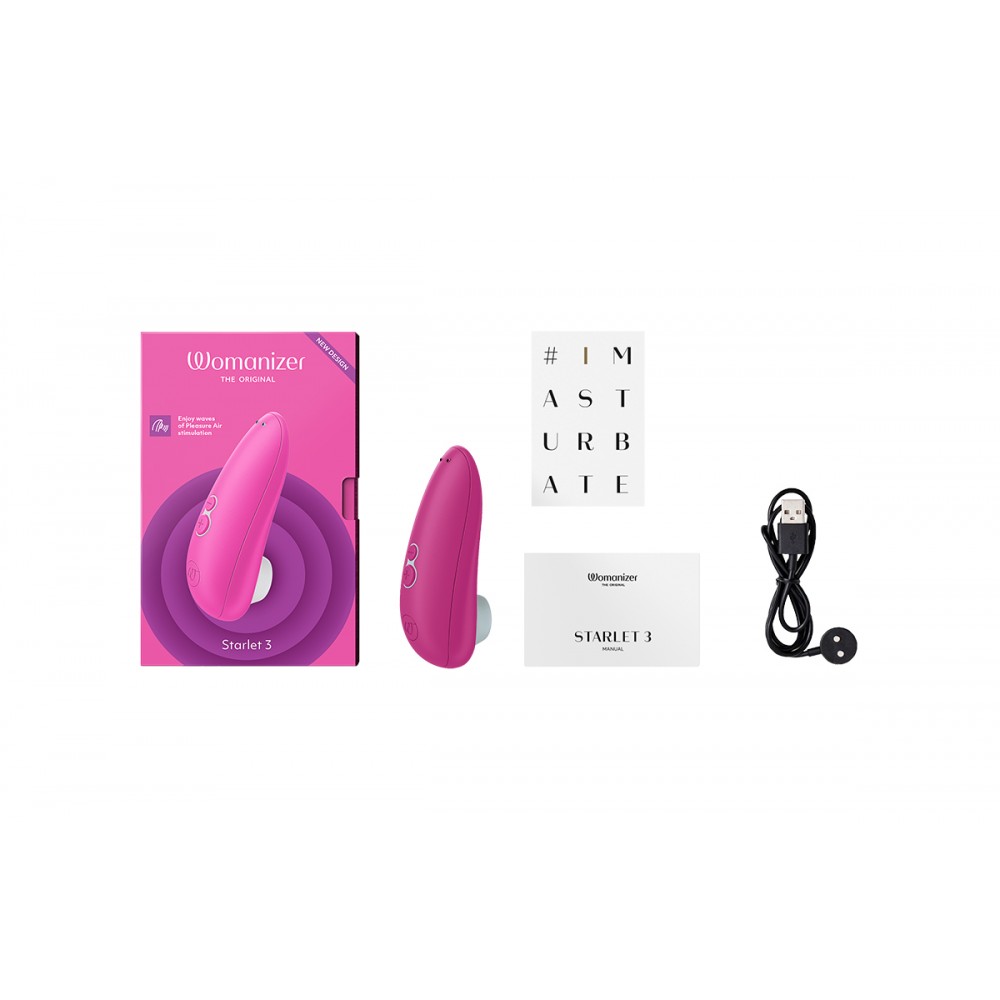 Вибраторы Womanizer - Вакуумный клиторальный стимулятор Womanizer Starlet 3 Pink 10