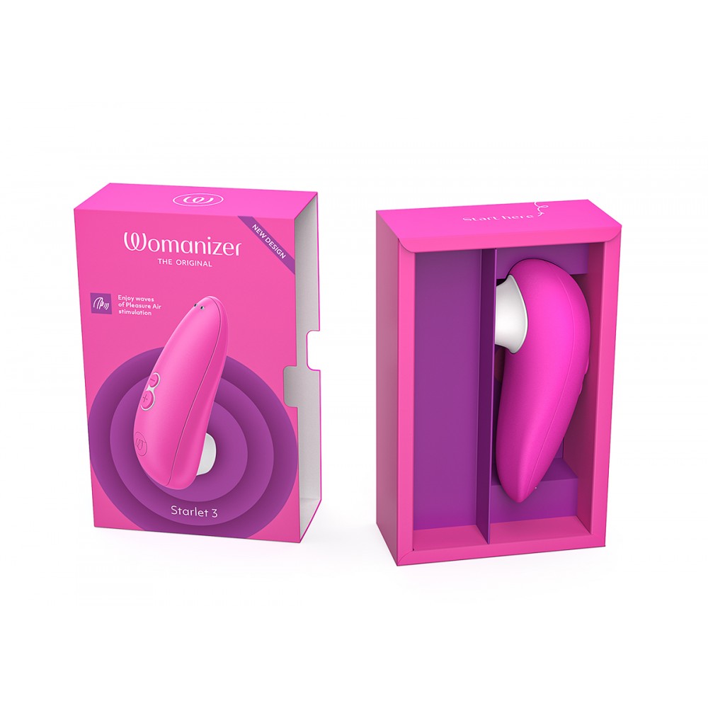Вибраторы Womanizer - Вакуумный клиторальный стимулятор Womanizer Starlet 3 Pink