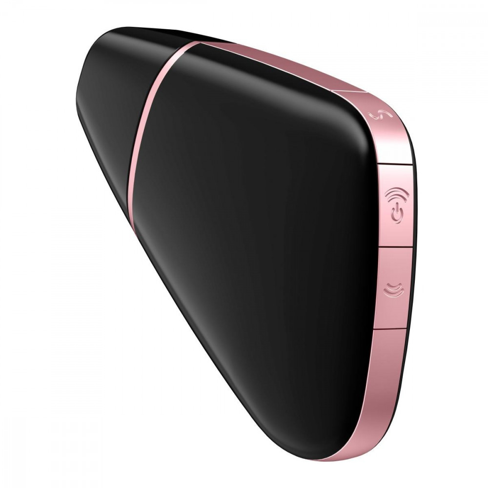 Вибропули и мини-вибраторы - Вакуумный стимулятор клитора Satisfyer Love Triangle Sucking, черный 3