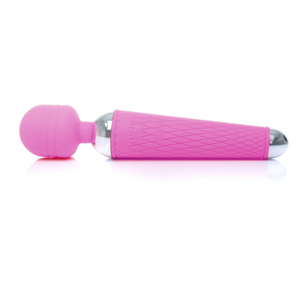 Вибратор - Вибромассажер Boss Series - Massager Power Wand USB Purple 16 Function, BS2200035 6