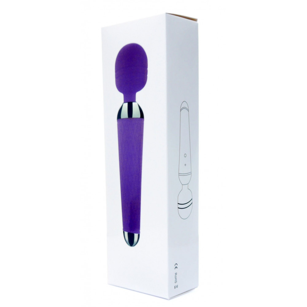 Вибратор - Вибромассажер Boss Series - Massager Power Wand USB Purple 16 Function, BS2200035 1