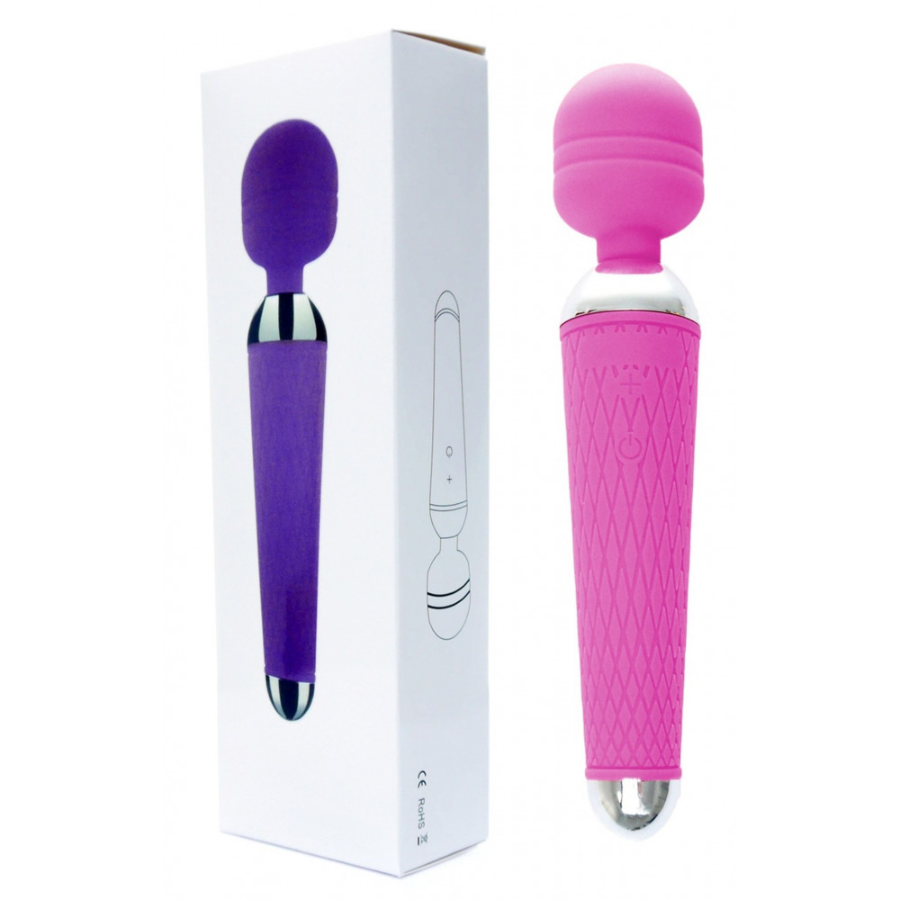 Вибратор - Вибромассажер Boss Series - Massager Power Wand USB Purple 16 Function, BS2200035