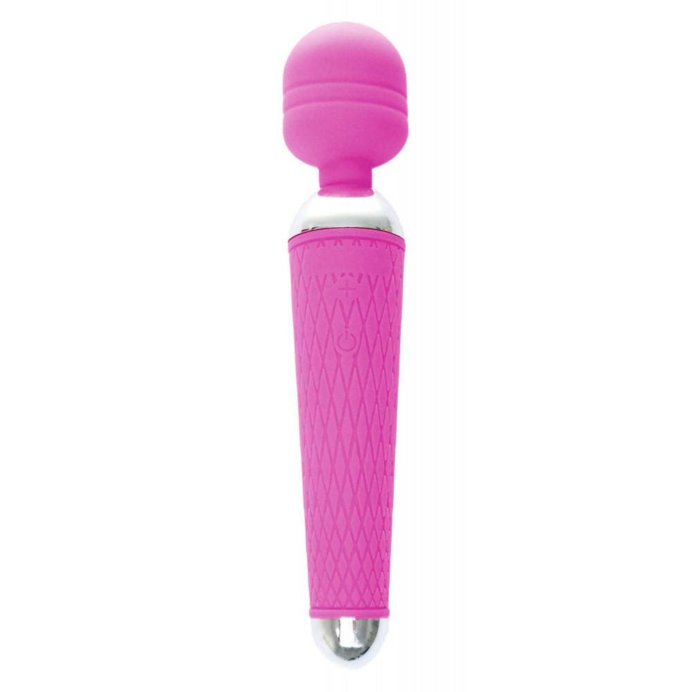 Вибратор - Вибромассажер Boss Series - Massager Power Wand USB Purple 16 Function, BS2200035 8