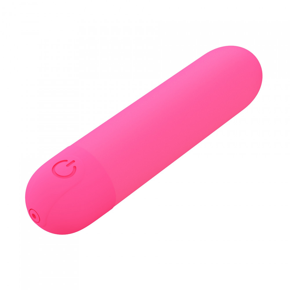 Вибропули и мини-вибраторы - Вибропуля Pretty Love STEFAN розовая, 8 х 1.8 см 3