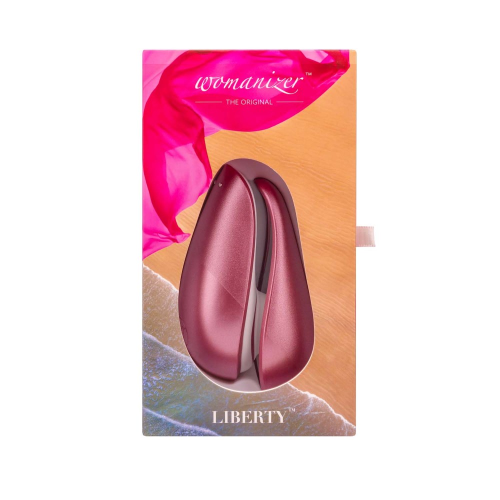 Вибраторы Womanizer - Бесконтактный клиторальный стимулятор Liberty цвет: Pink Rose Womanizer (Германия) 1
