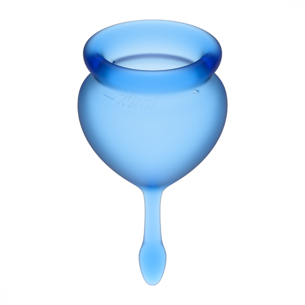 Менструальні чаші - Менструальна чаша набір Feel Good колір: синій Satisfyer (Німеччина) 2