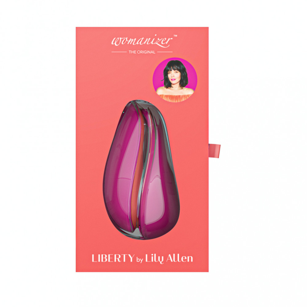 Вибраторы Womanizer - Бесконтактный стимулятор клитора Liberty by Lily Allen цвет: розовый Womanizer (Германия) 4