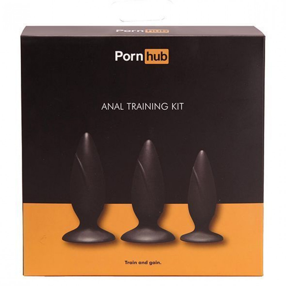 Наборы анальных пробок - Набор анальных пробок Pornhub Anal Training Kit (испорченная упаковка) 3