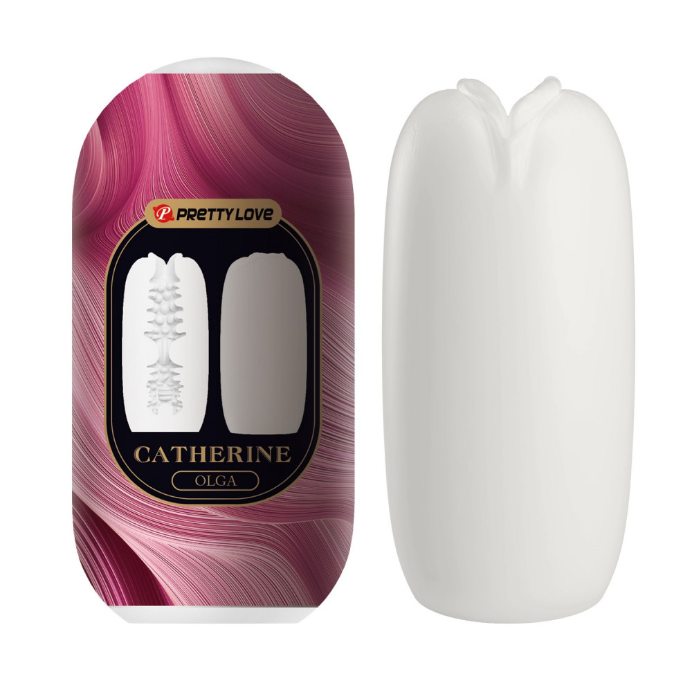 Різне - Мастурбатор яйце Pretty Love Catherine - Olga White, BI-014932-4-2