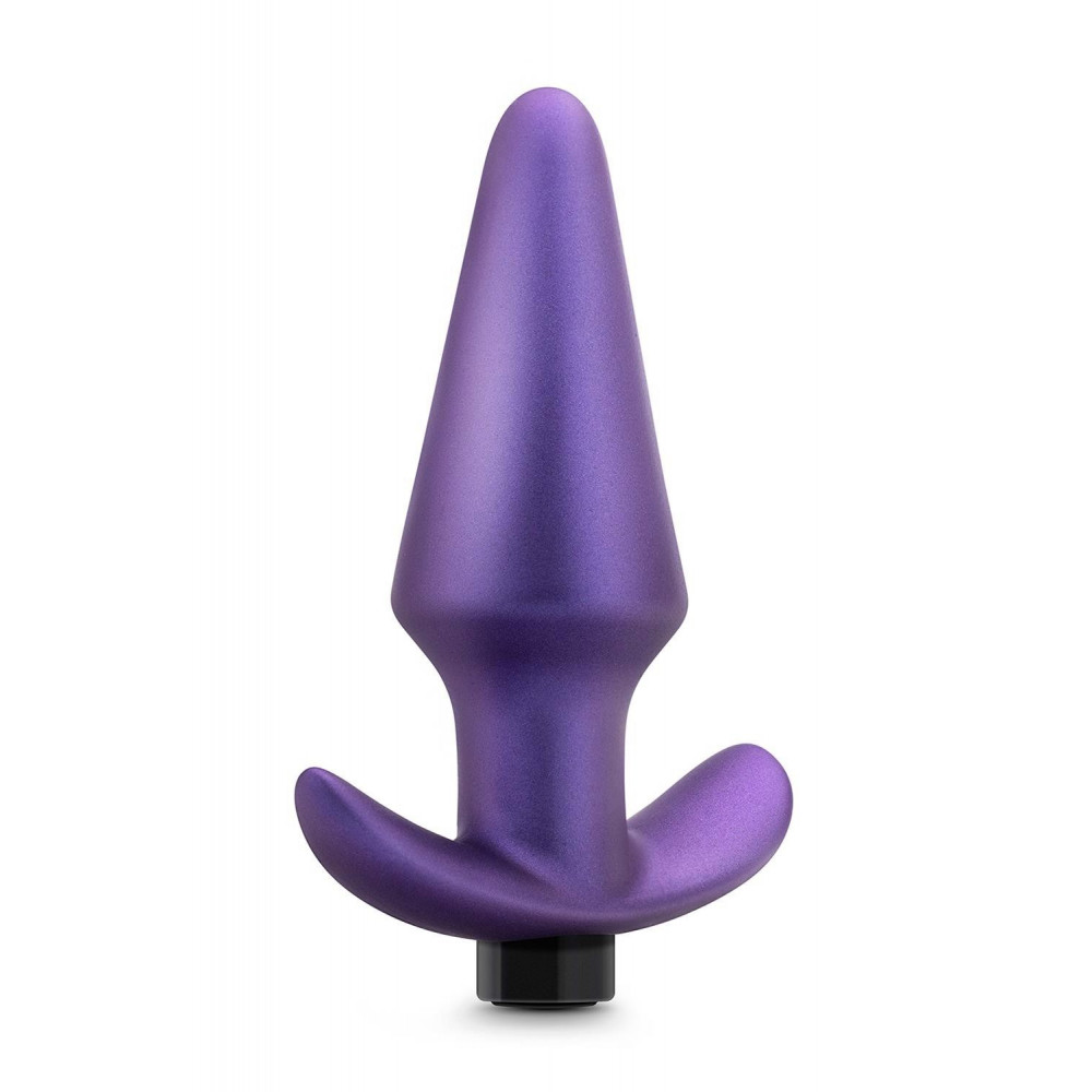 Секс игрушки - Анальная пробка с вибрацией Anal Adventures Blush, силиконовая, фиолетовая, 12.7 х 3.8 см 4