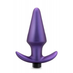 Анальная пробка с вибрацией Anal Adventures Blush, силиконовая, фиолетовая, 12.7 х 3.8 см