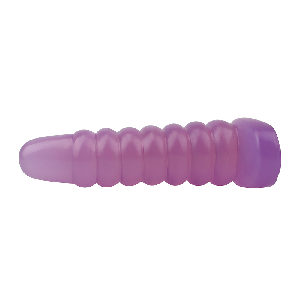 Анальные игрушки - Большая анальная пробка Chisa Hi-Rubber Chubby Anal Plug, фиолетовая 5