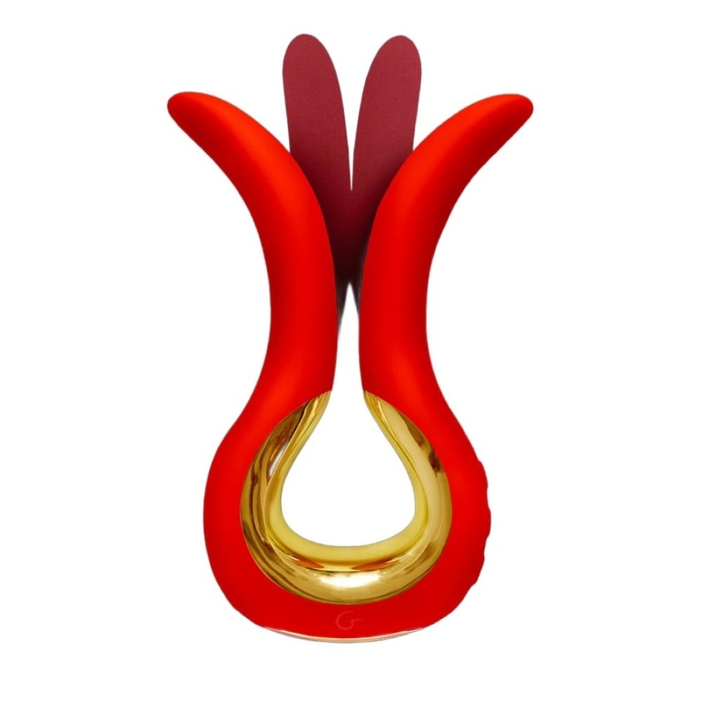 Різне - Подвійний універсальний вібратор Gvibe MAXI, червоний