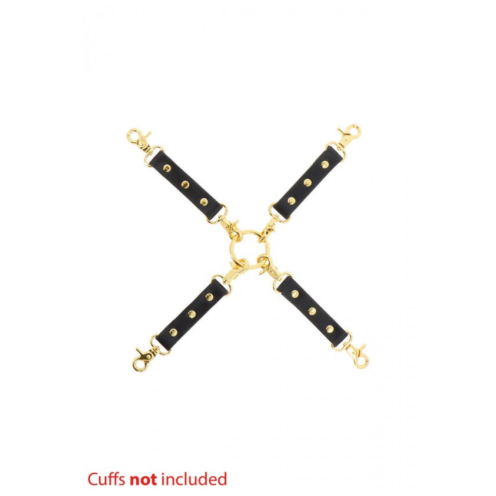  - Фіксатор хрестовина з карабінами та кільцем Taboom Wild Roses Hogtie прикрашений декоративними трояндами 2