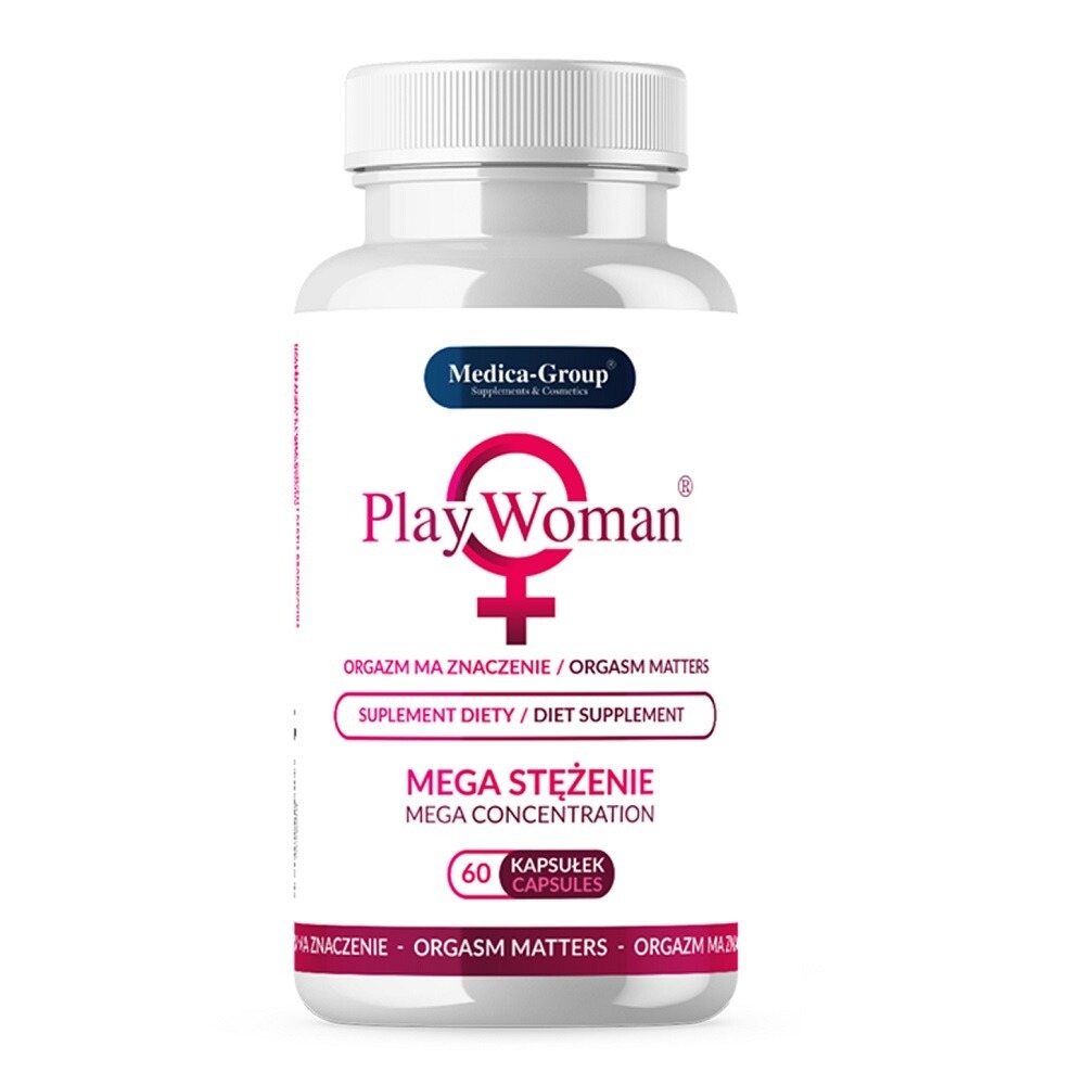 Возбуждающие средства - Капсулы для повышения либидо у женщин Medica Group Supl.diety-PlayWoman(цена за упаковку, 60 капсул)