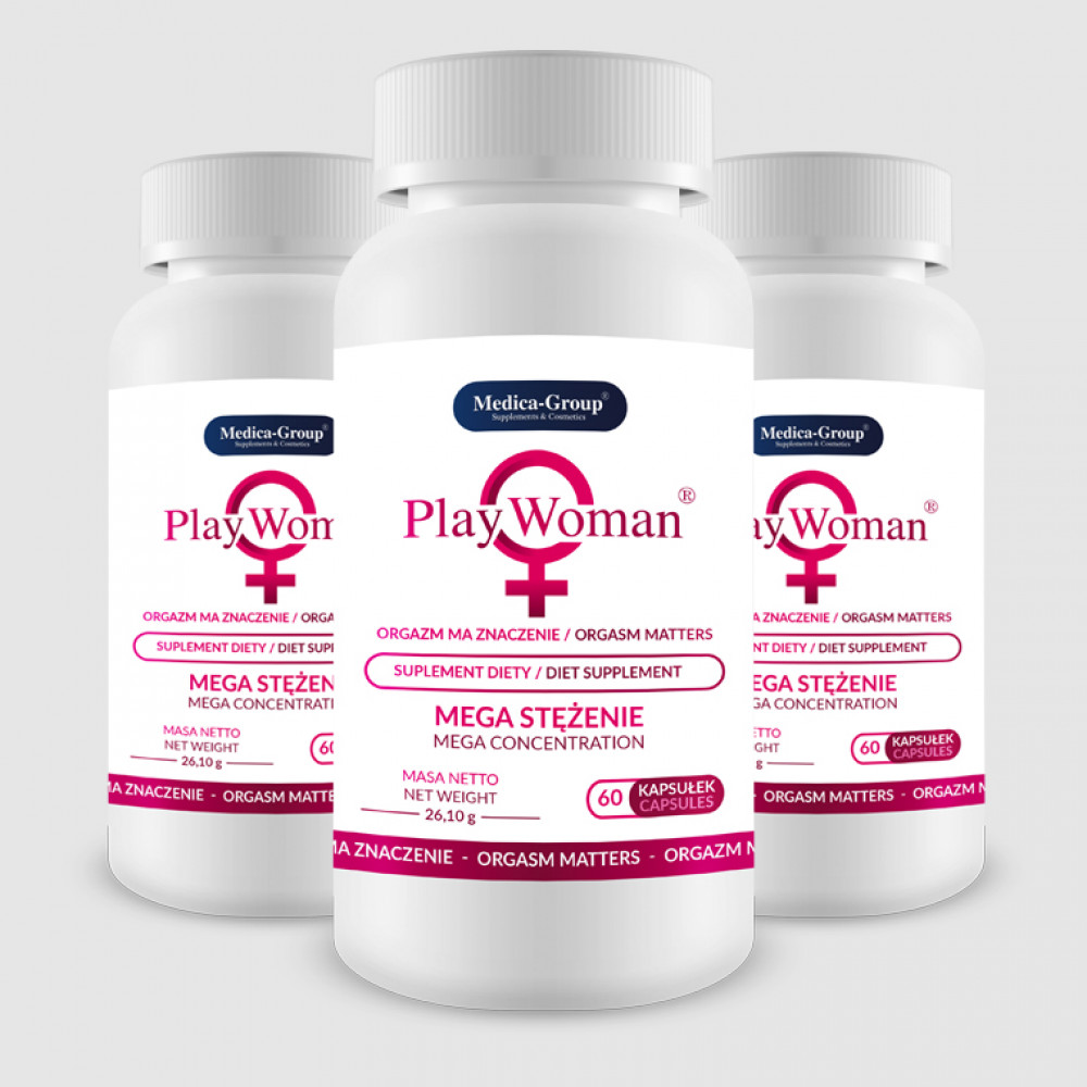 Возбуждающие средства - Капсулы для повышения либидо у женщин Medica Group Supl.diety-PlayWoman(цена за упаковку, 60 капсул) 3
