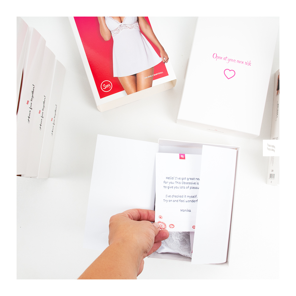 Разное - Пеньюар Obsessive 867-CHE-1 и стринги S/M 8