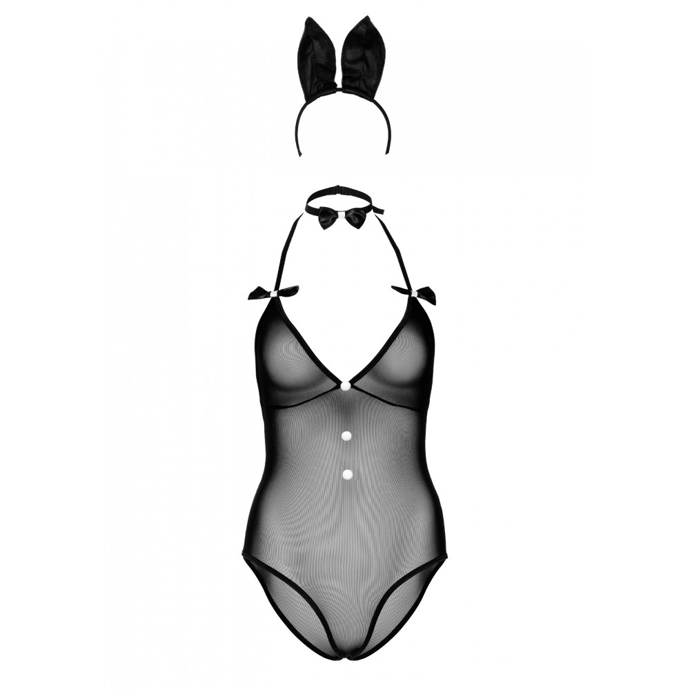 Эротическое белье - Костюм кролика Daring Intimates Classic Bunny, 3 предмета, черный, S/M 2