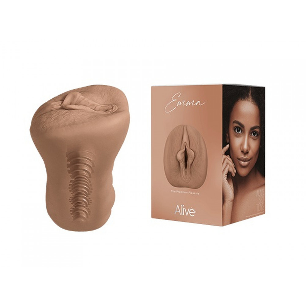 Різне - Мастурбатор вагіна Alive Emma реалістичний, коричневий, M