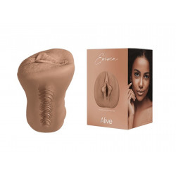 Мастурбатор вагіна Alive Emma реалістичний, коричневий, M