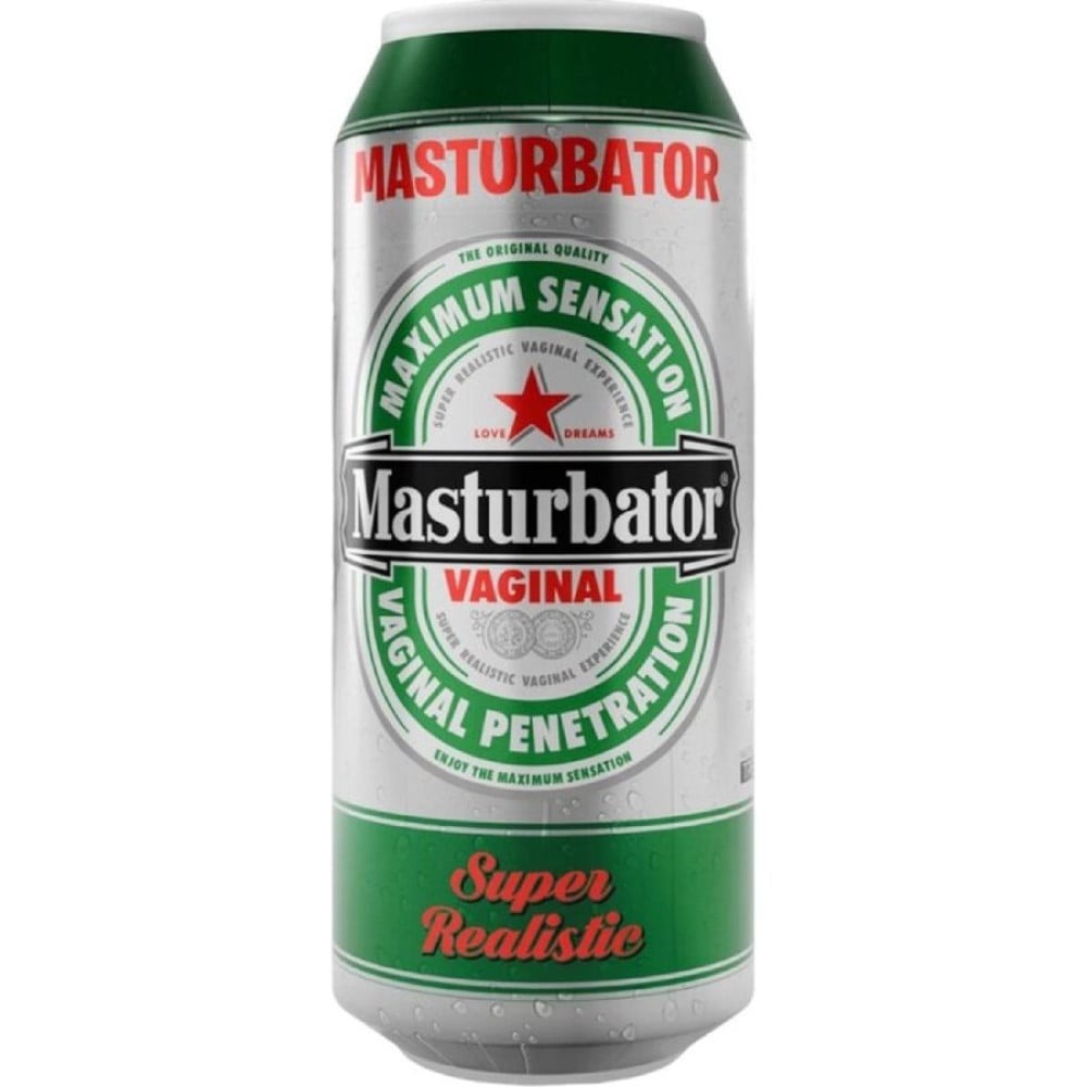 Разное - Мастурбатор вагина Alive Heineken Vagina II в колбе с имитацией под банку пива 1