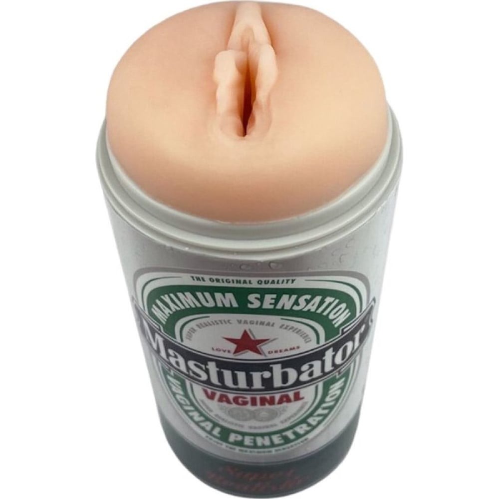Разное - Мастурбатор вагина Alive Heineken Vagina II в колбе с имитацией под банку пива