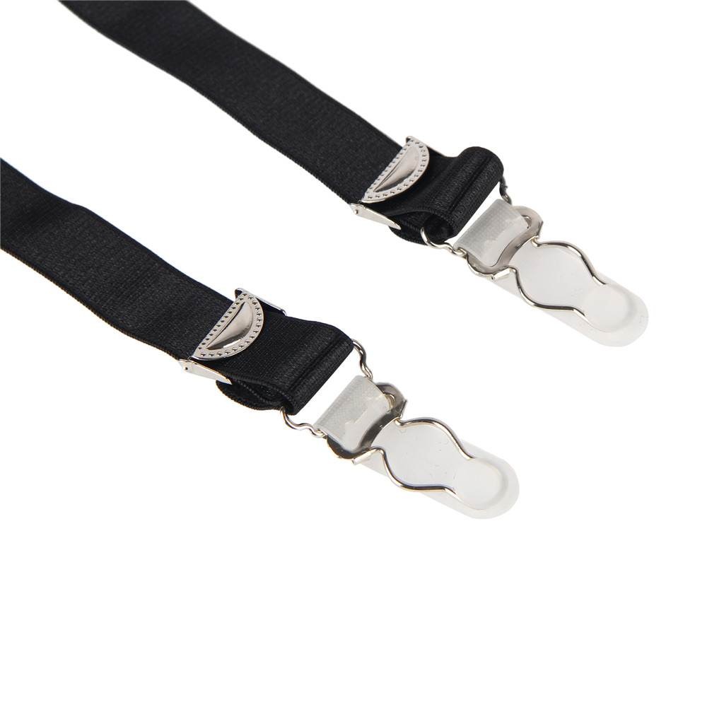 Різне - Пояс для панчіх Star Night з трусиками стрінгами, чорний 4