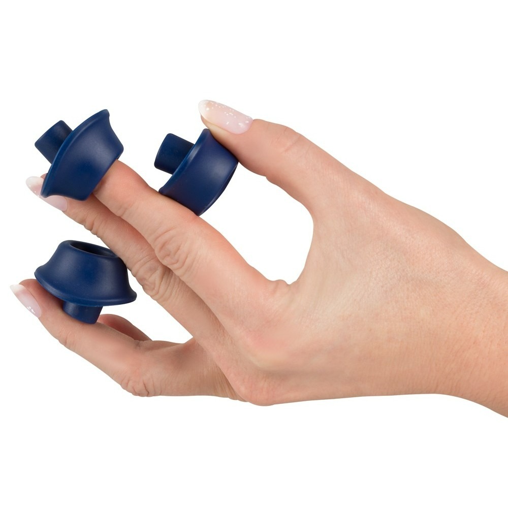 Секс игрушки - Сменные насадки для Premium Heads Blueberry M, синий 2