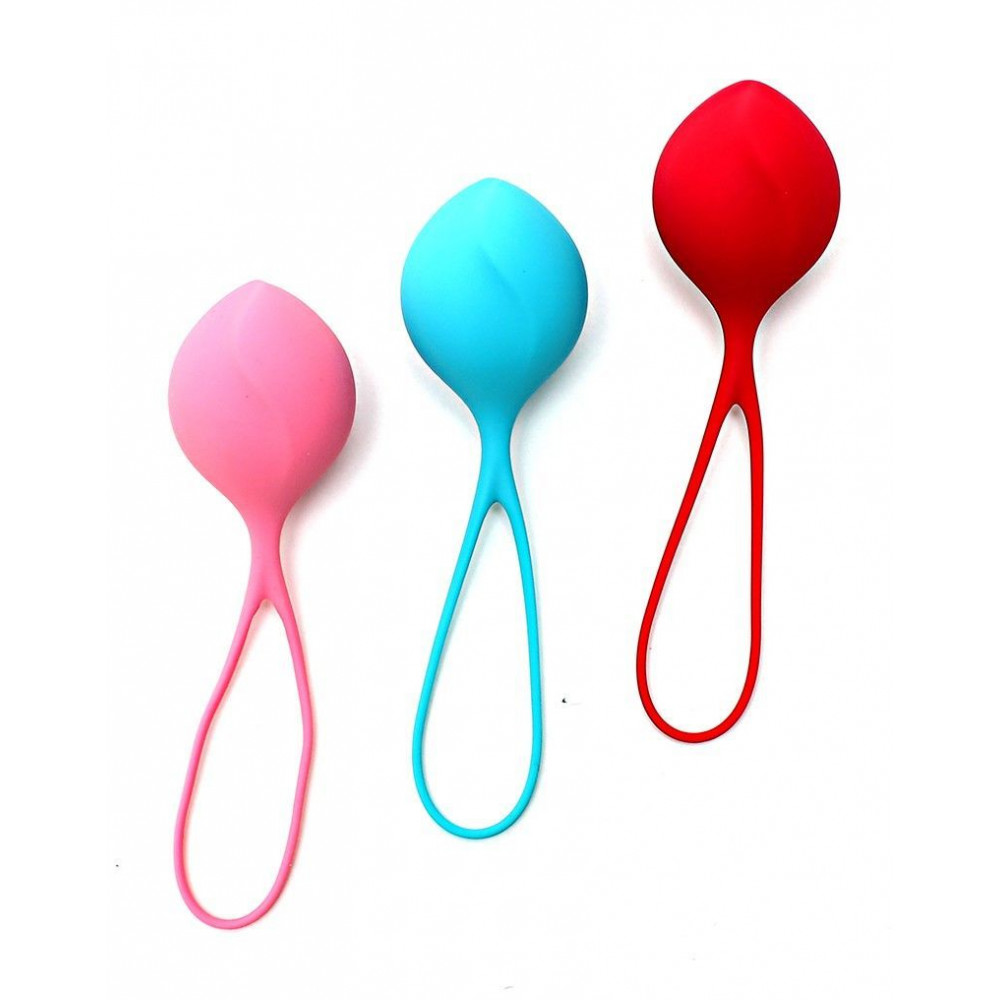 Вагинальные шарики - Вагинальные шарики Satisfyer Strengthening Balls (3шт), диаметр 3,8см, масса 62-82-98г, монолитные 3