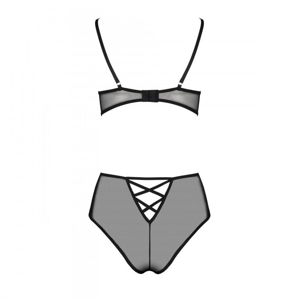 Эротические комплекты - Эротический комплект с рисунком LOVELIA BIKINI black L/XL - Passion 2