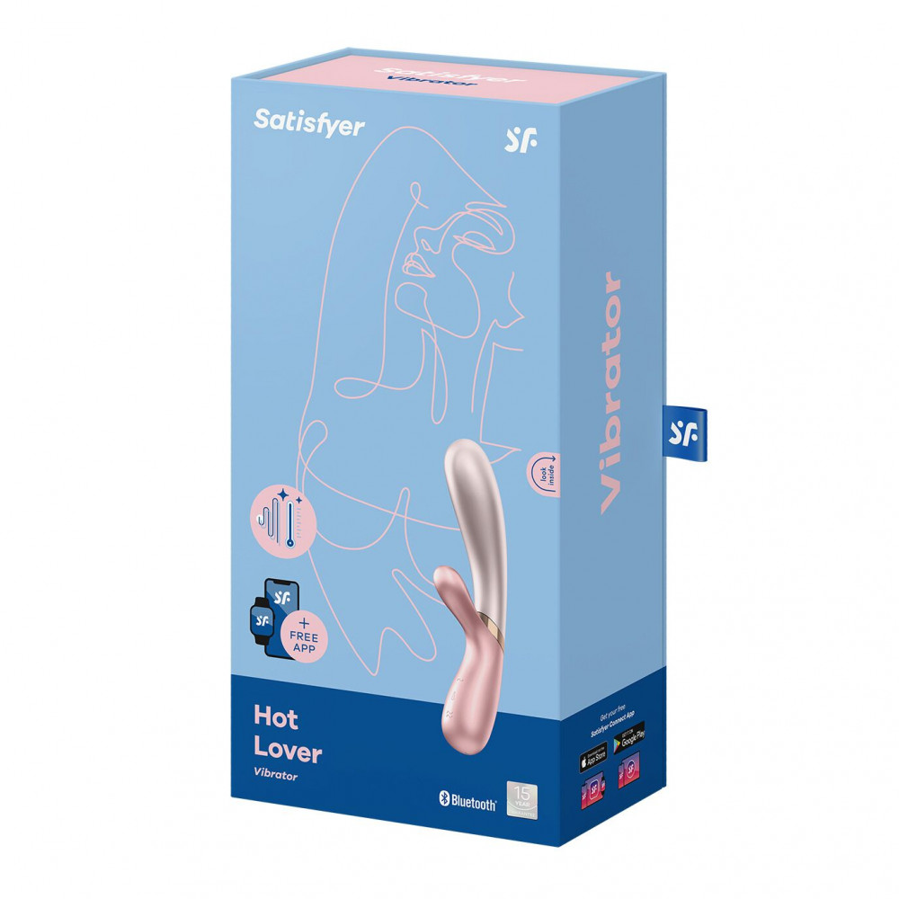 Вибратор-кролик - Смарт вибратор-кролик с подогревом Satisfyer Hot Lover Pink 1