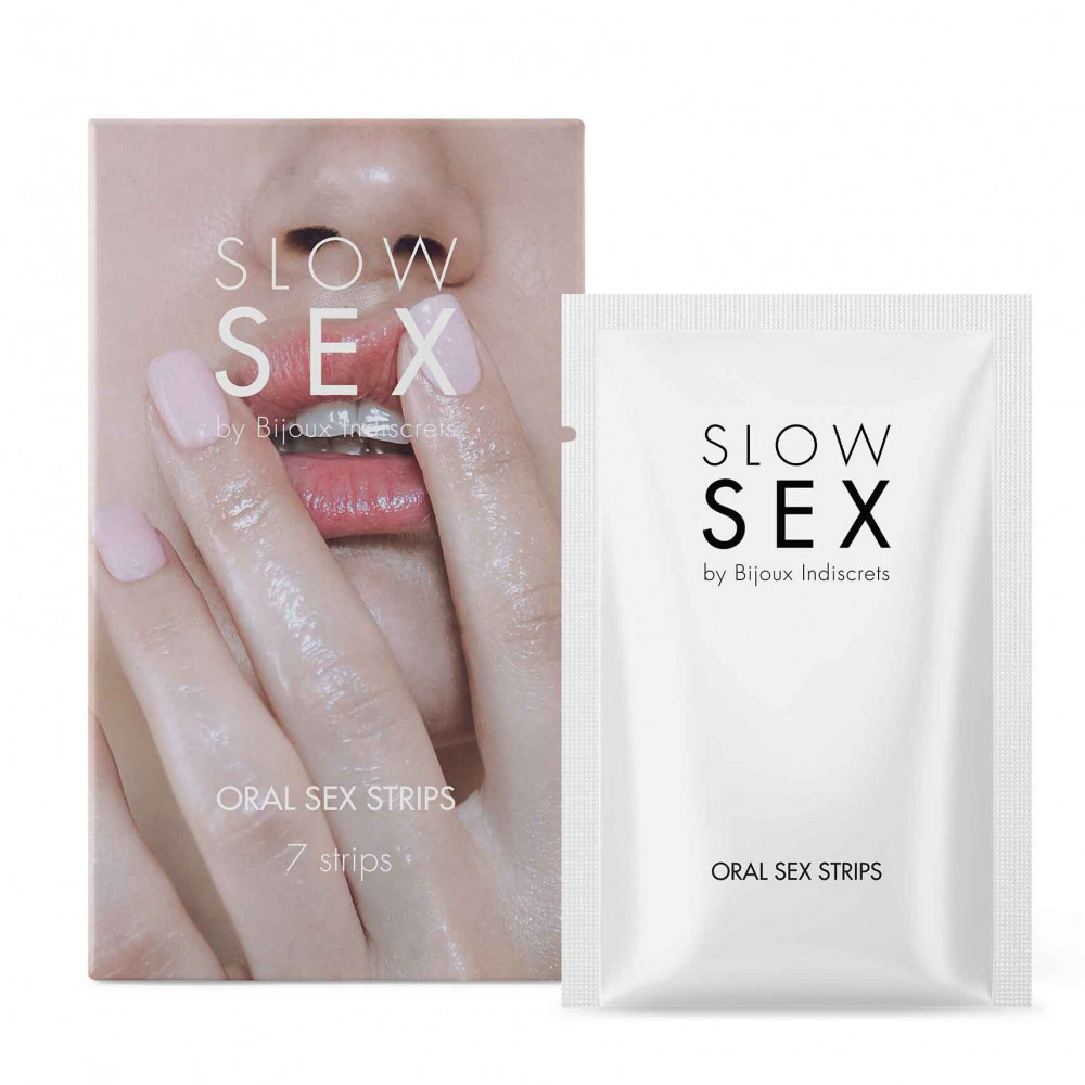 Стимулирующие средства и пролонгаторы - Полоски для орального секса Bijoux Indiscrets Slow Sex Oral sex strips