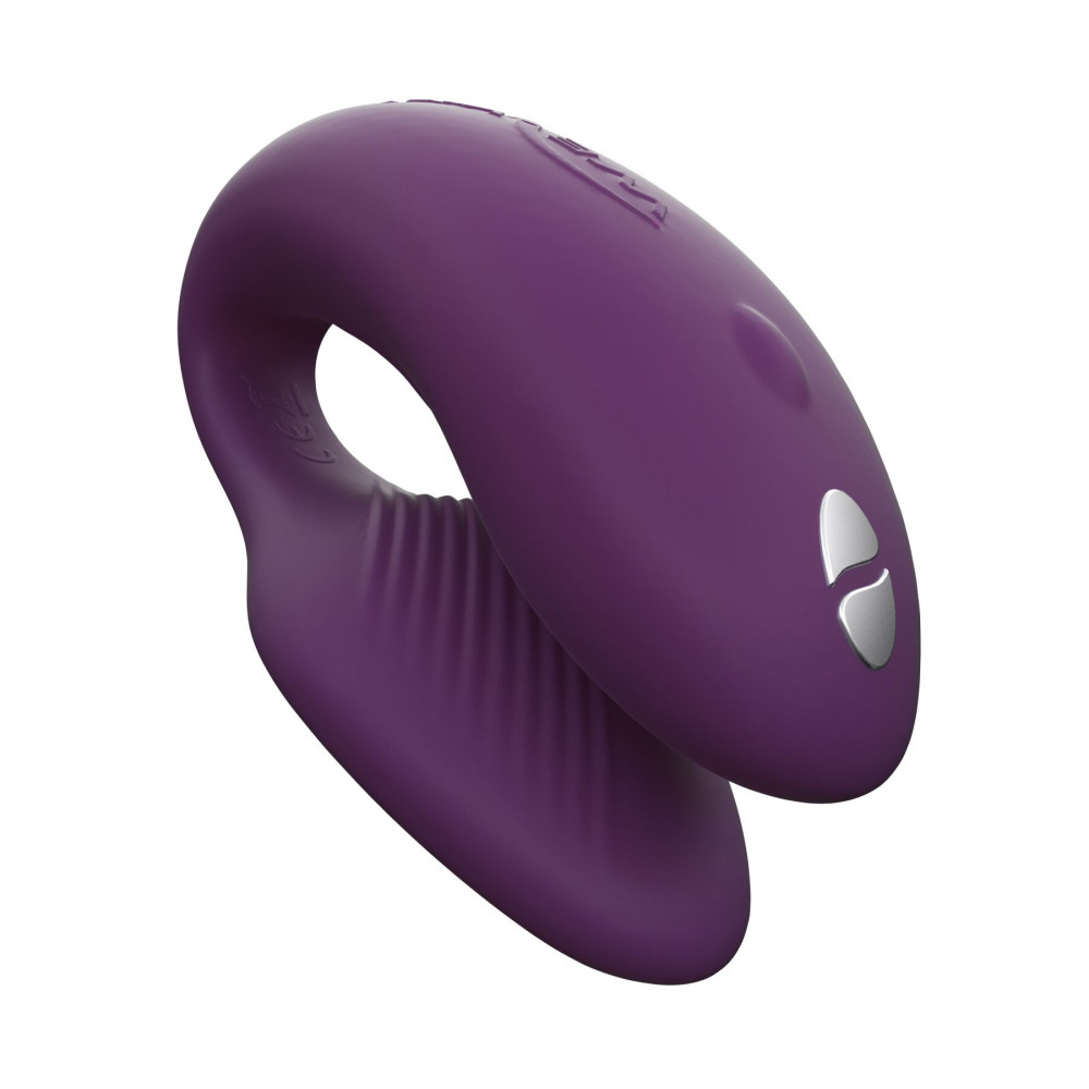 Вибраторы для пар - Смарт-вибратор для пар We-Vibe Chorus Purple, сенсорное управление вибрациями сжатием пульта
