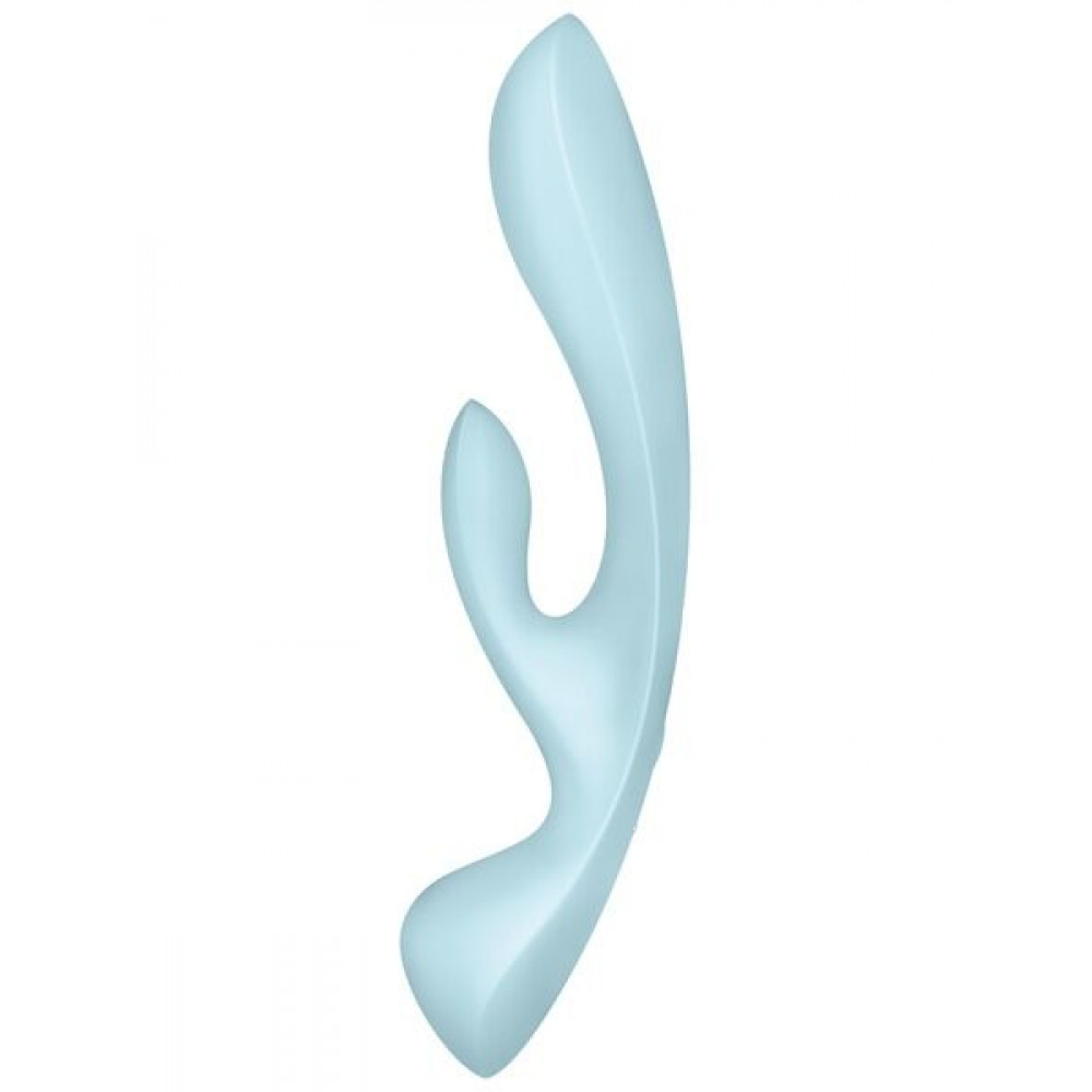 Вибратор-кролик - Вибратор-кролик Satisfyer Triple Oh Blue 3