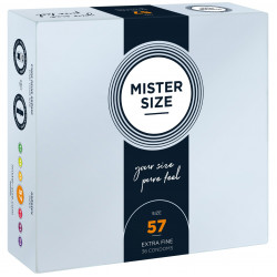 Презервативы Mister Size - pure feel - 57 (36 condoms), толщина 0,05 мм
