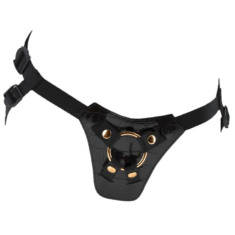 Різне - Страпон Pipedream Fetish Fantasy Gold на трусиках, чорний 8