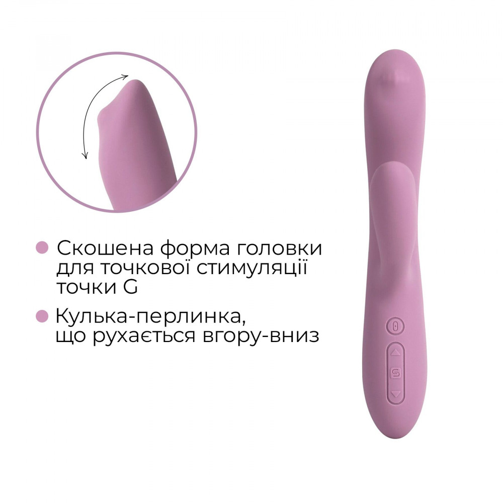 Вибратор-кролик - Смарт вибратор-кролик с жемчужной стимуляцией точки G Svakom Trysta Neo 4