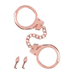 Наручники Fetish Tentation Premium Chick wrist cuffs in rose-gold metal