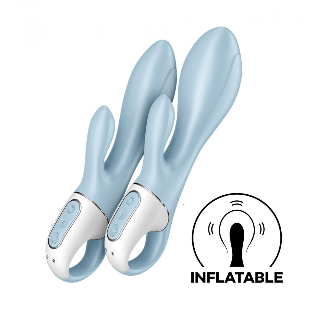 Вибратор-кролик - Вибратор-кролик надувной Satisfyer Air Pump Bunny 1