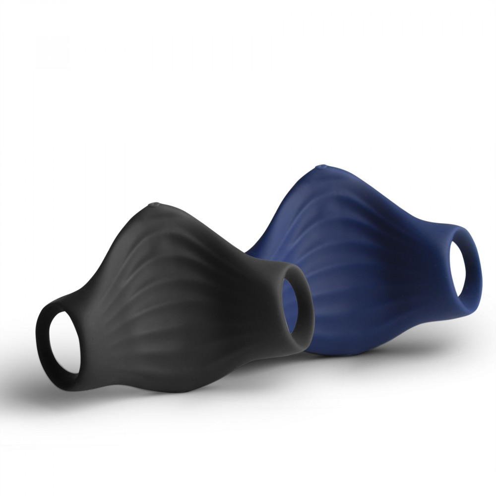 Мастурбаторы с вибрацией - Мастурбатор Rocks Off Palm Blue, петли для пальцев, 10 режимов 8