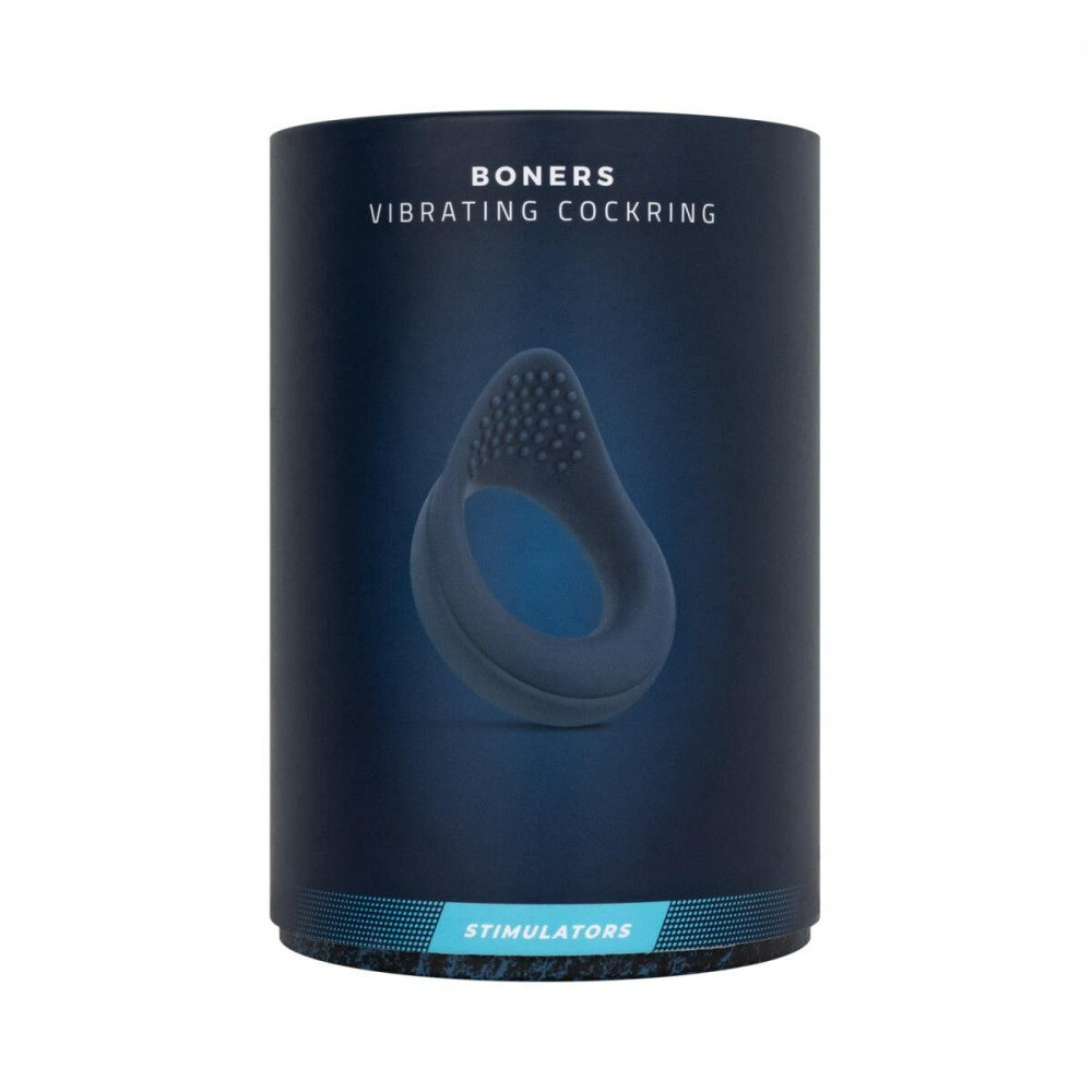 Эрекционные кольца с вибрацией - Эрекционное кольцо Boners Vibrating Cock Ring with Perineum Stimulation 10